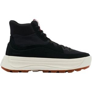 SOREL Women's Ona 403 Mid Sneaker in Black/White size 7